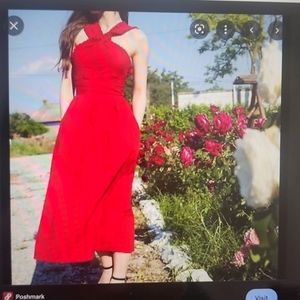 Almost NEW ❤️, midi halter dress
